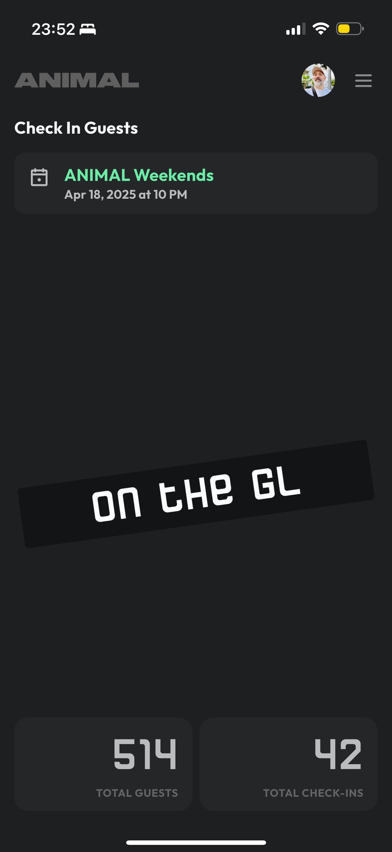 On the GL - Home Screen